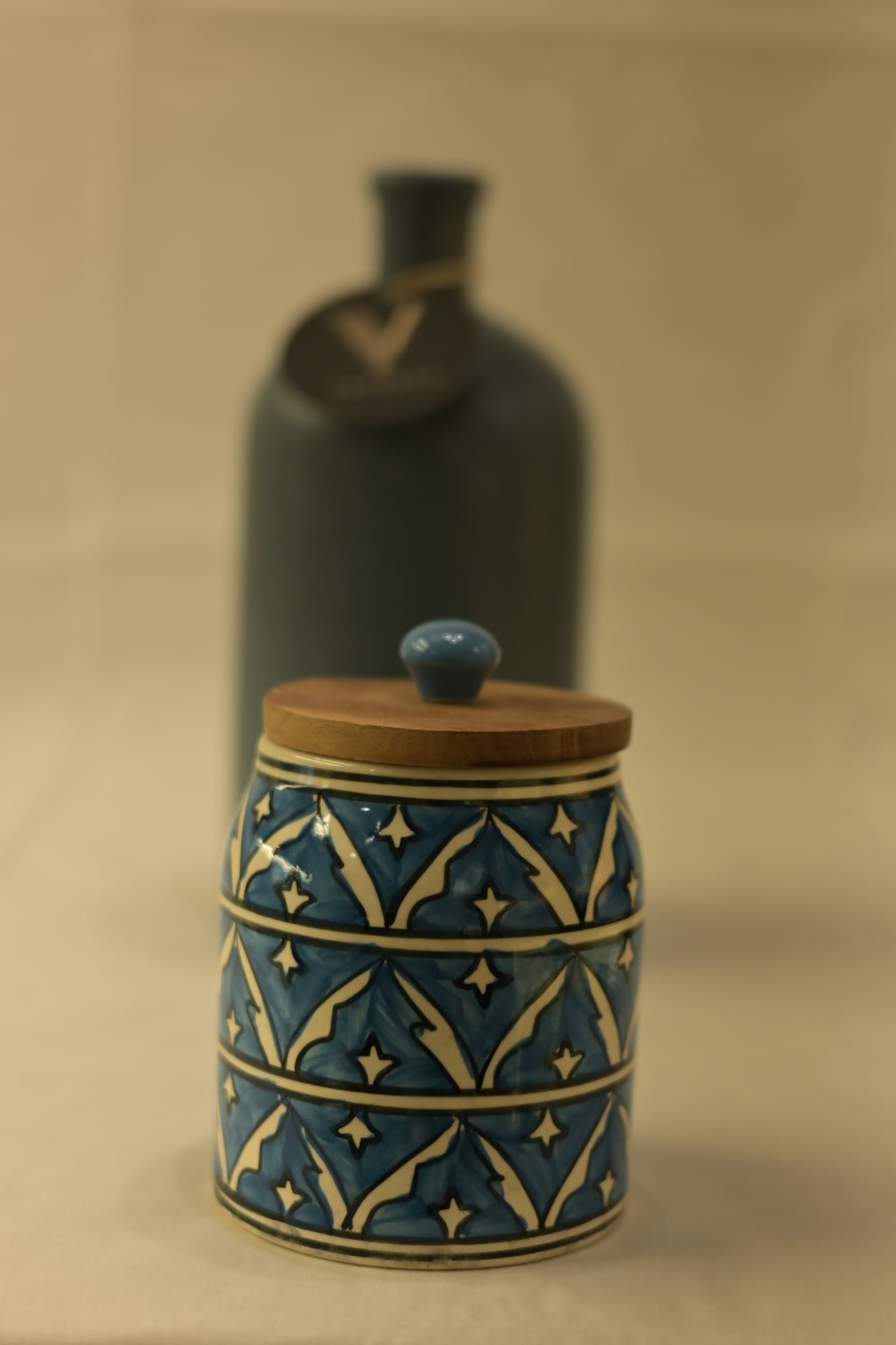 Azure Mehrab Ceramic Jar