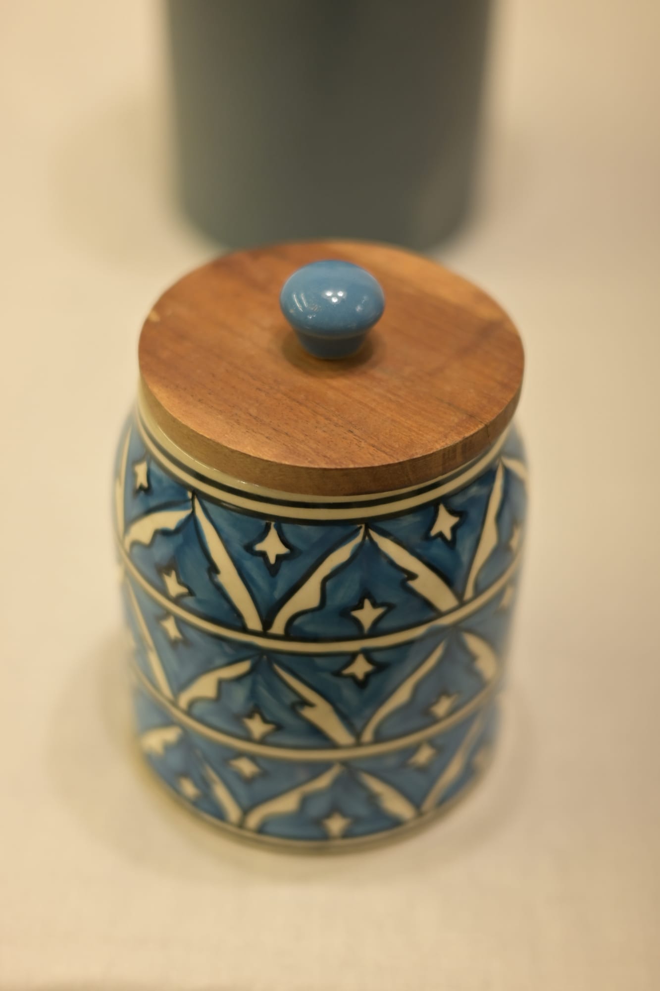 Azure Mehrab Ceramic Jar