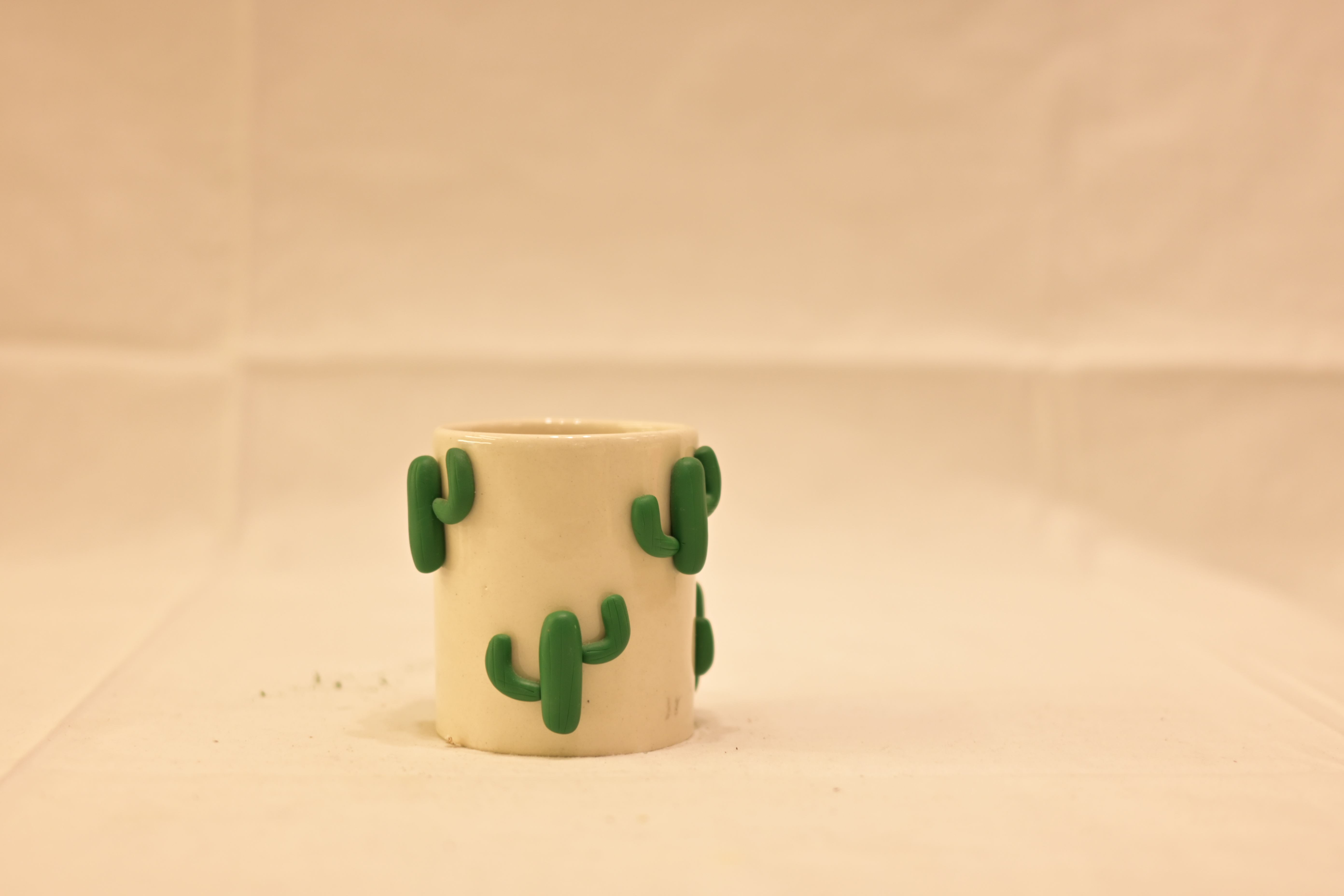 Cactus Charm Ceramic Cup