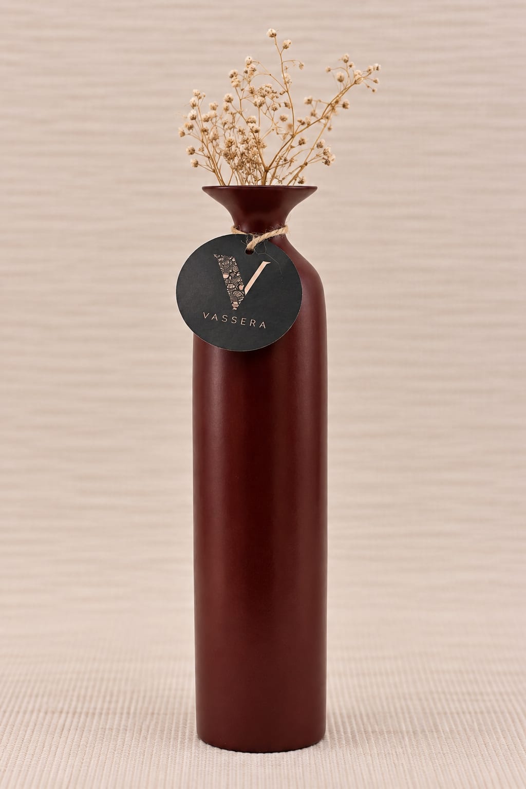 Merlot Tall Flare Ceramic Vase