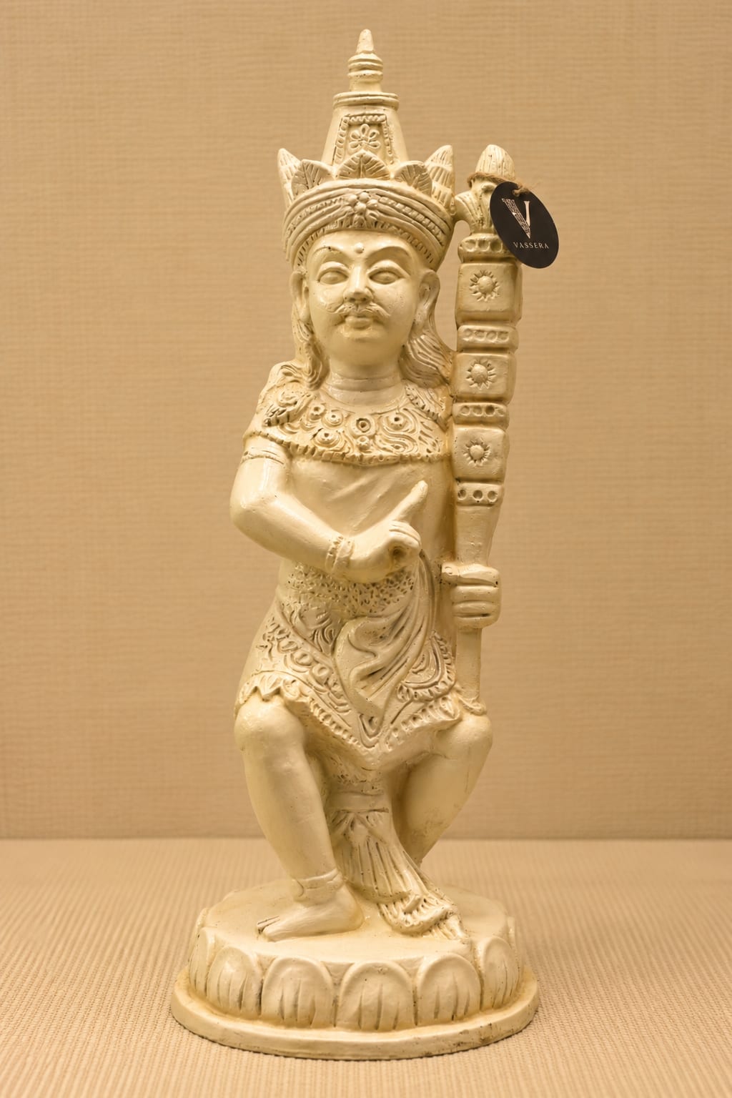 Ivory Royal Guardian Sculpture