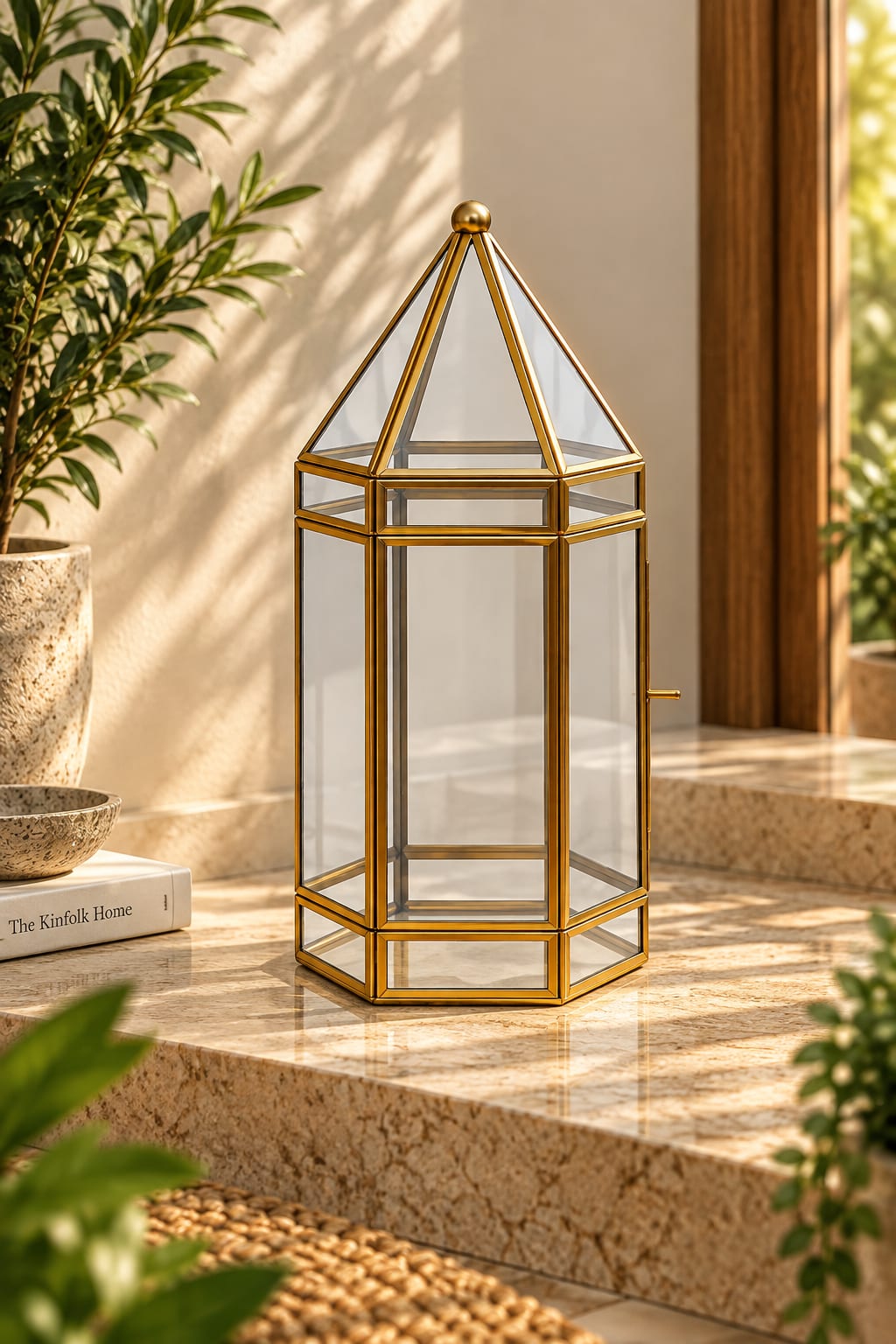 Aurelia Glass Lantern Light Frame
