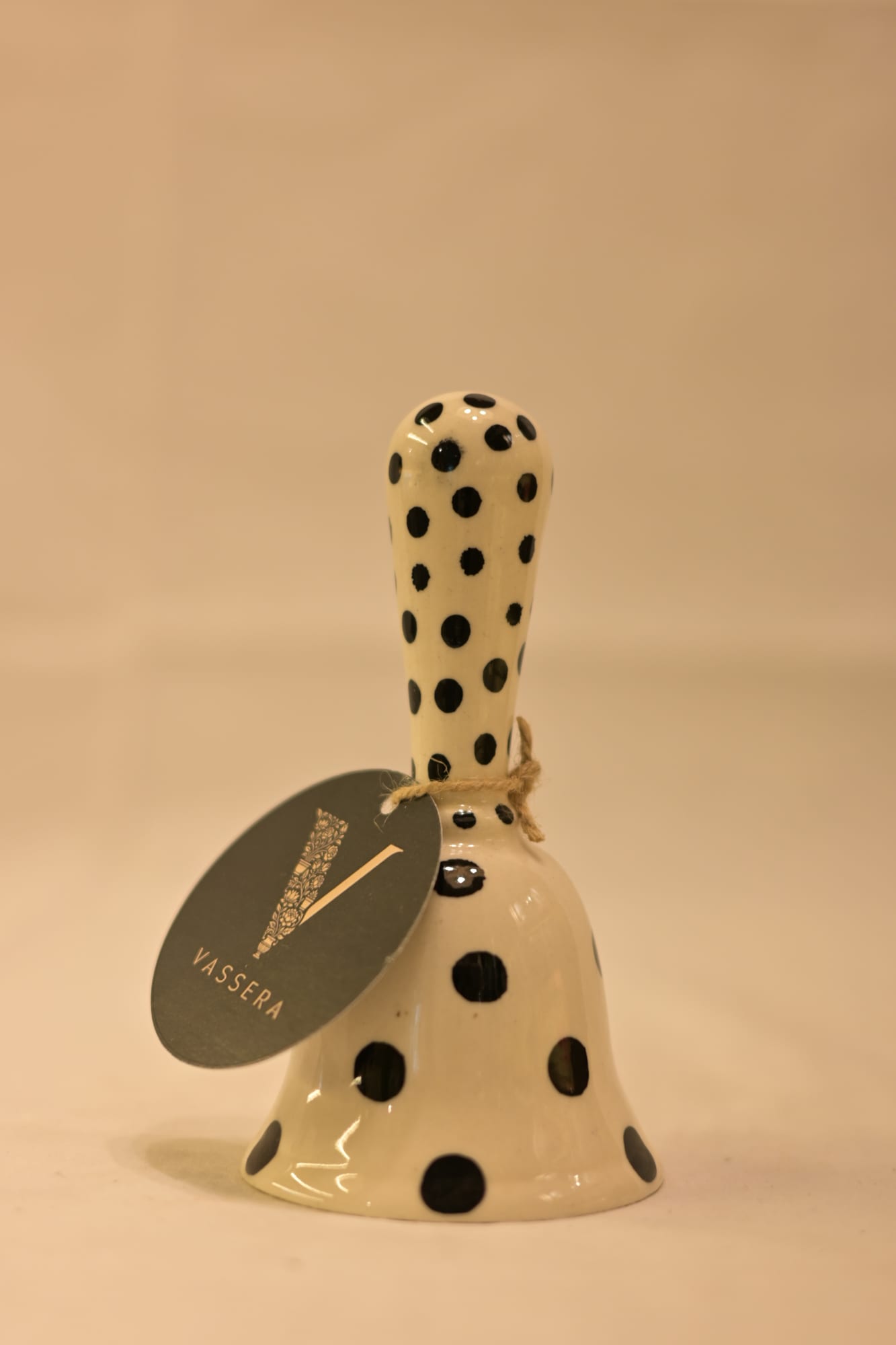 Mono Dot Ceramic Bell