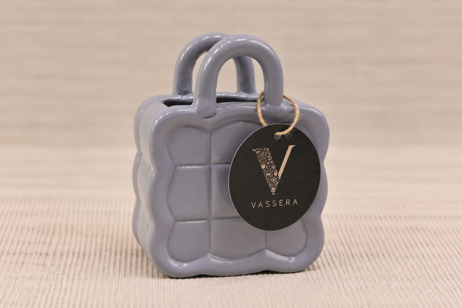 Mustard Mini Bag Ceramic Planter