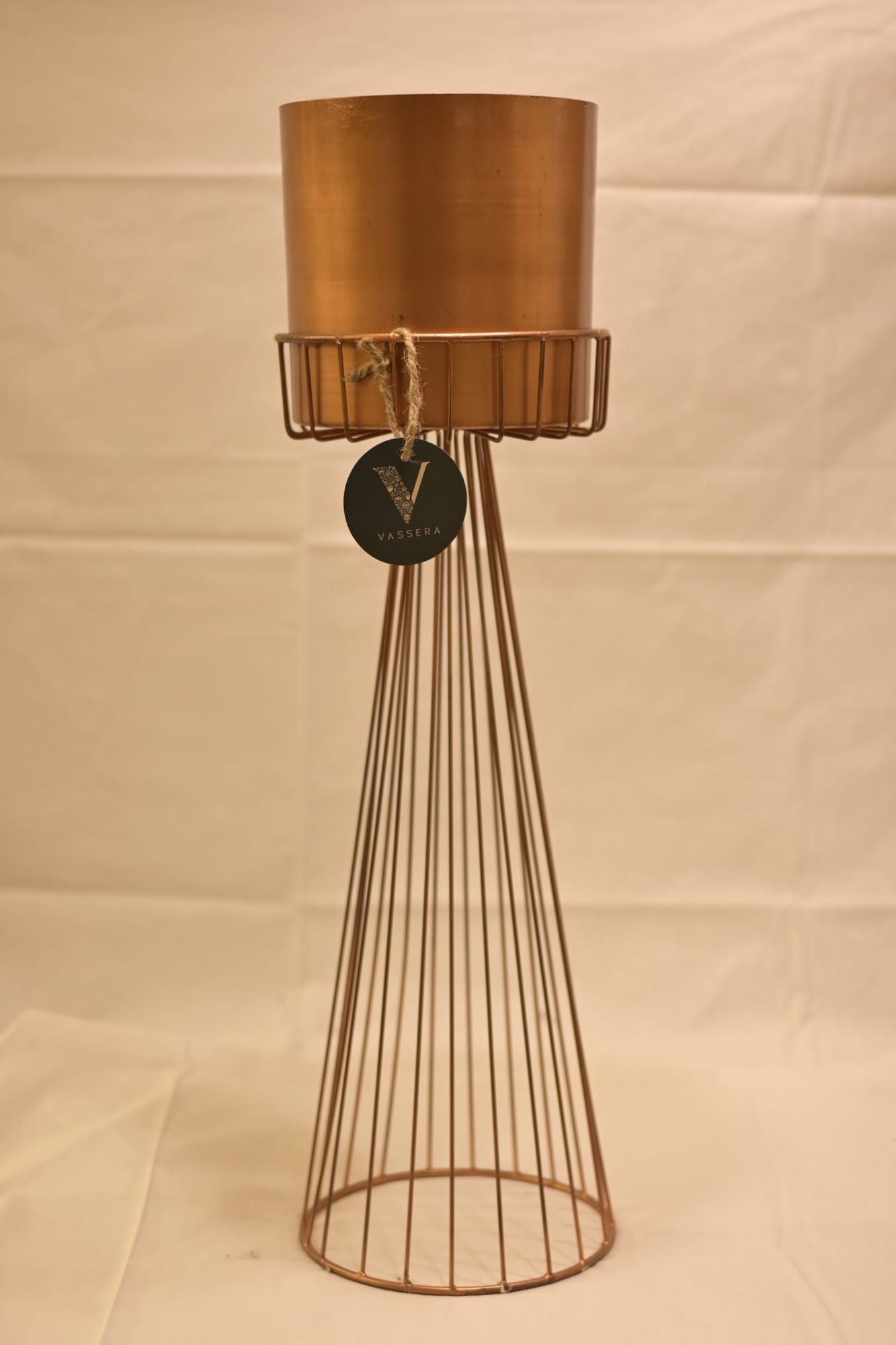 Copper Spire Wire Stand Planter