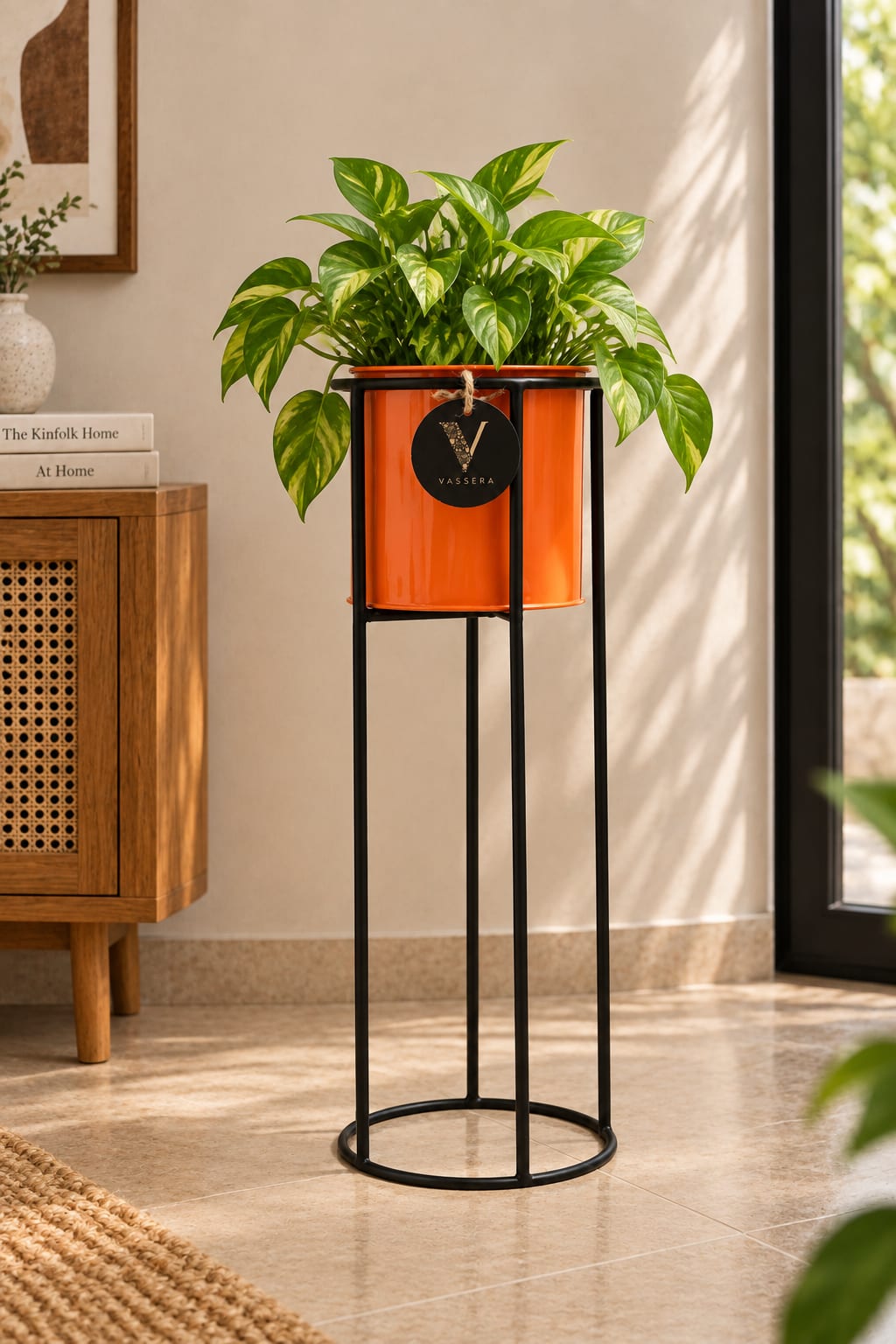 Ember Rise Metal Planter Stand