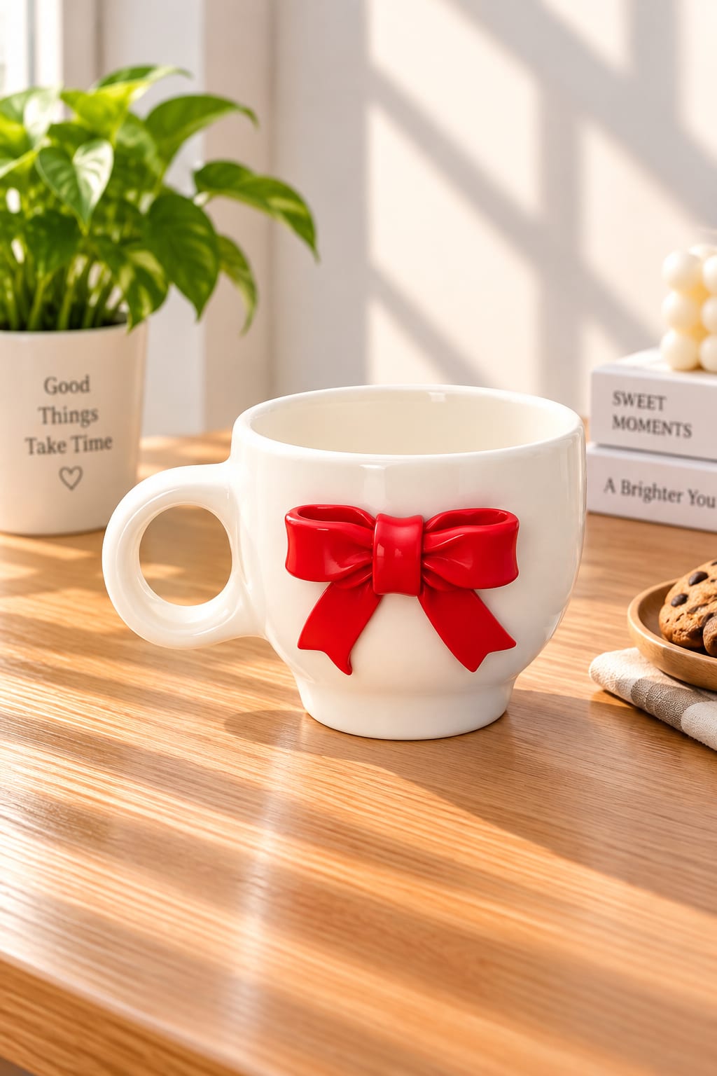 Scarlet Bow Petite Mug