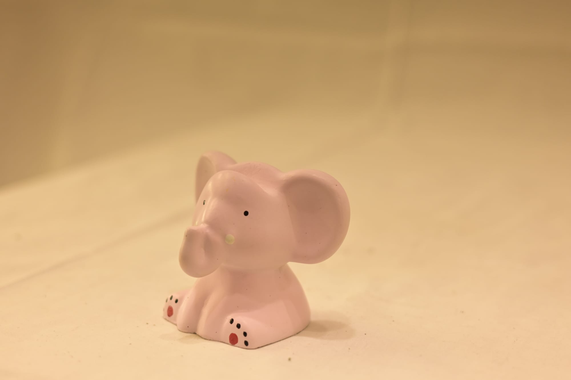 Blush Elephant Mini Figurine