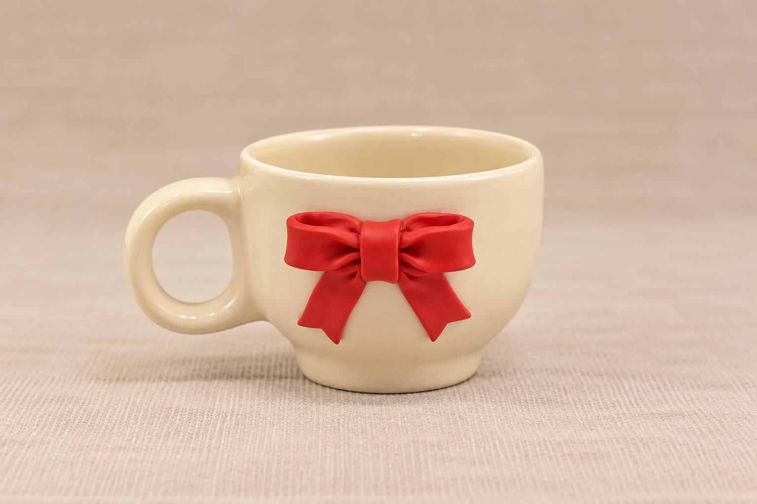 Scarlet Bow Ceramic Mug