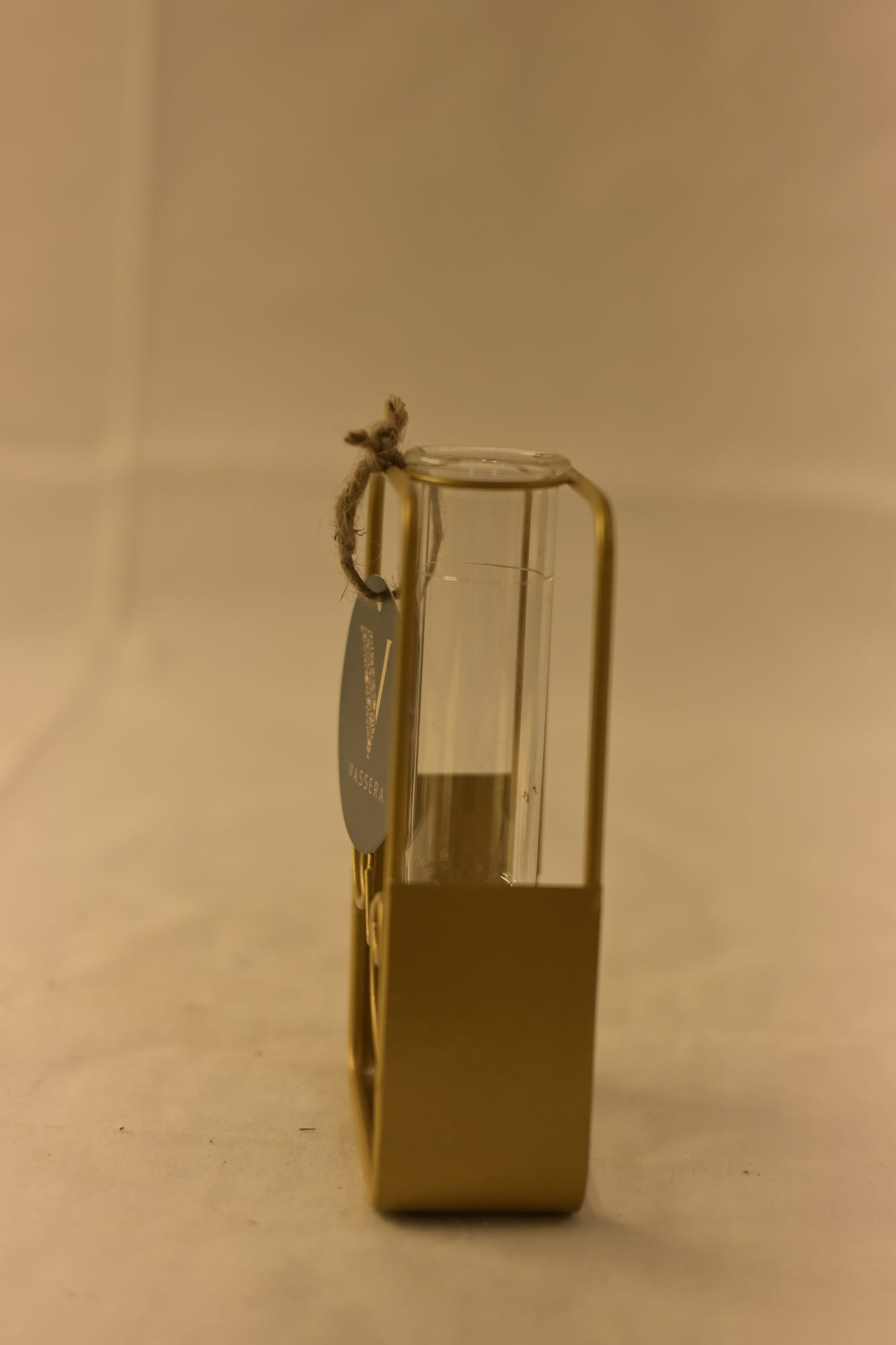 Golden Love Frame Bud Vase